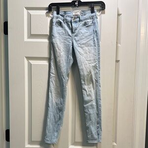 Abercrombie Kids Light Blue Skinny Jeans